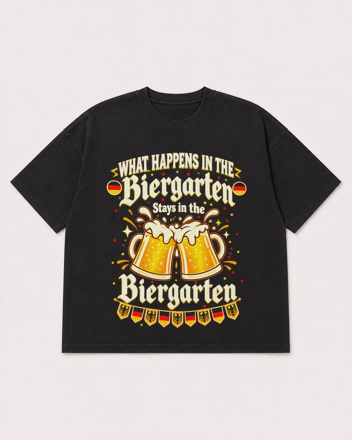 Mockup Boxy Heavyweight Tee Black product
