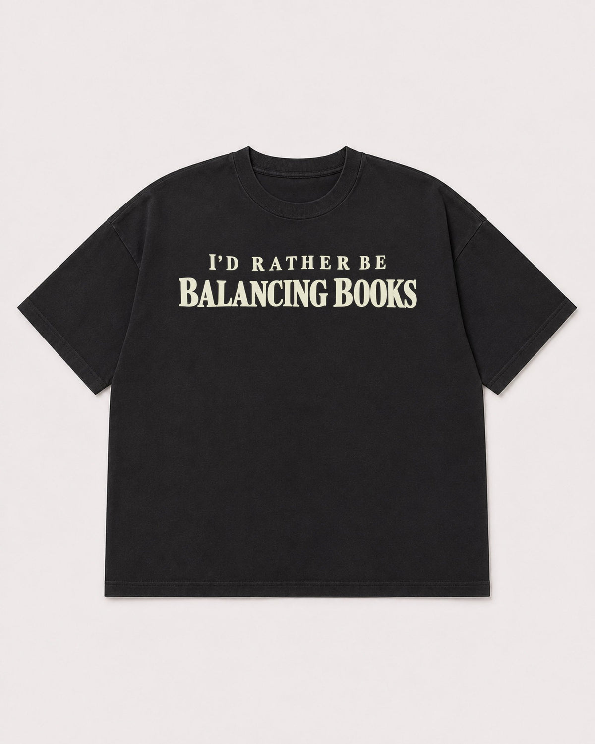 Mockup Boxy Heavyweight Tee Black product