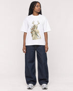 Mockup Boxy Heavyweight Tee White female full-body 04