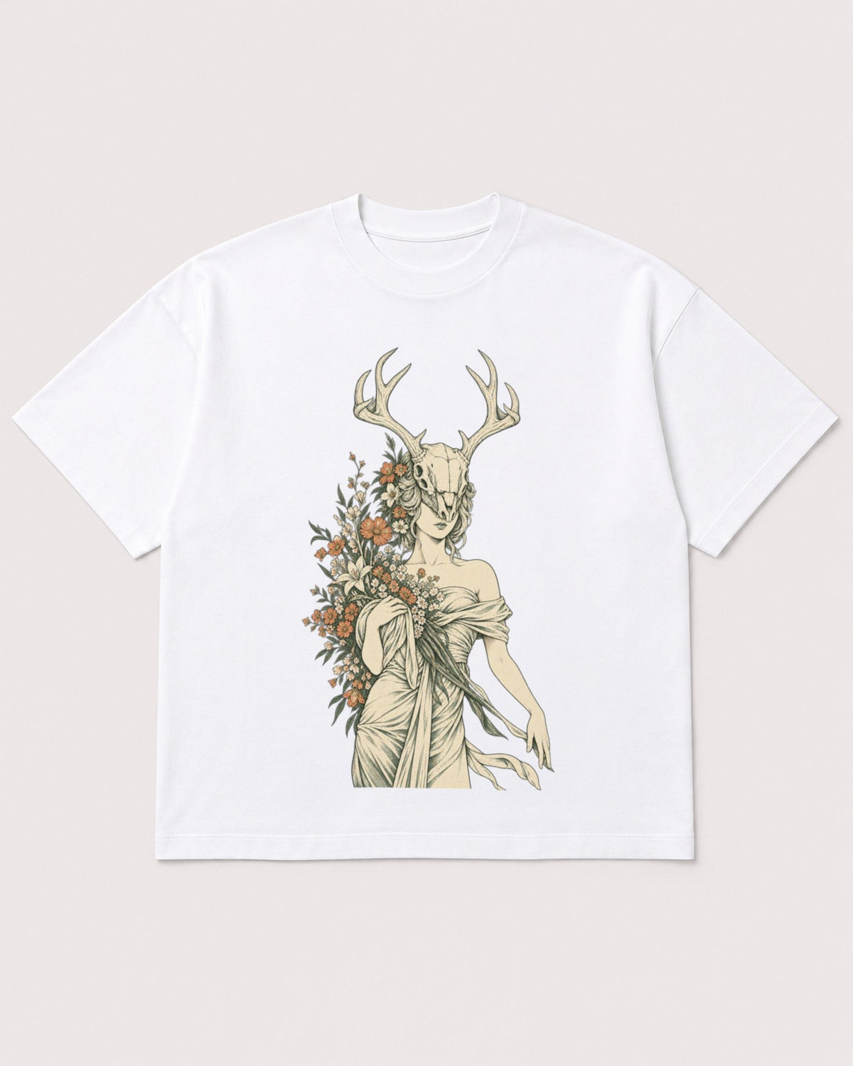 Mockup Boxy Heavyweight Tee White product