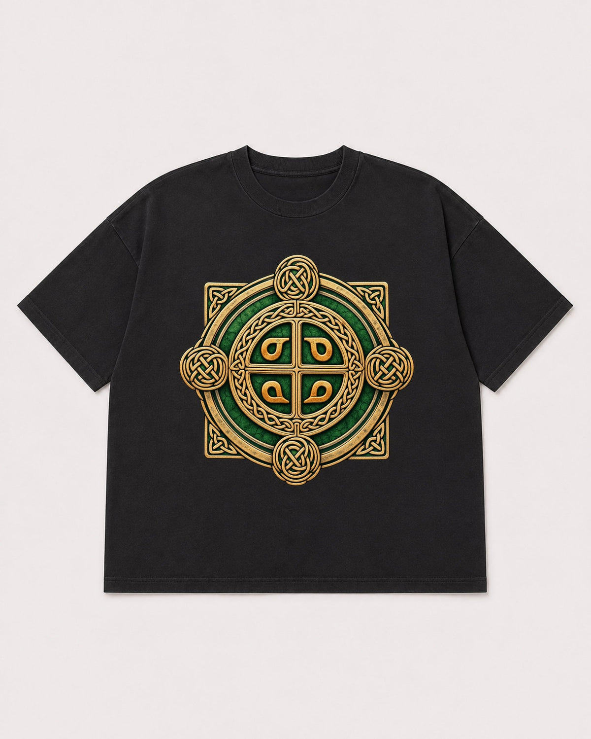 Mockup Boxy Heavyweight Tee Black product
