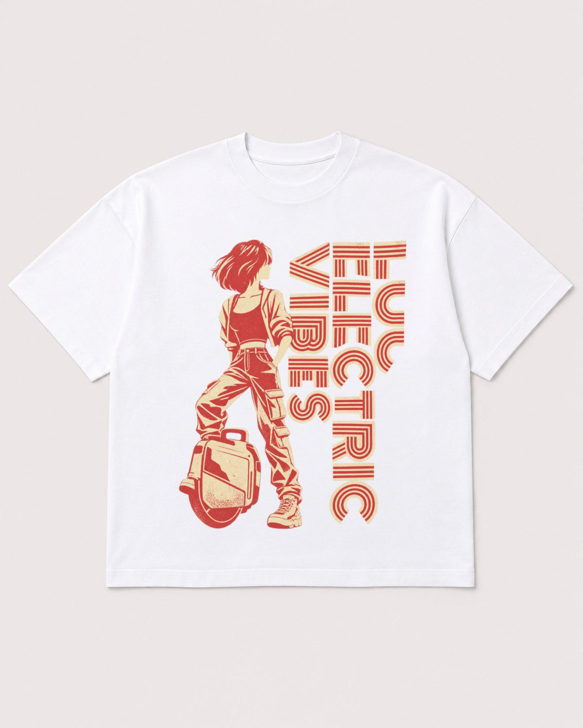 Mockup Boxy Heavyweight Tee White product