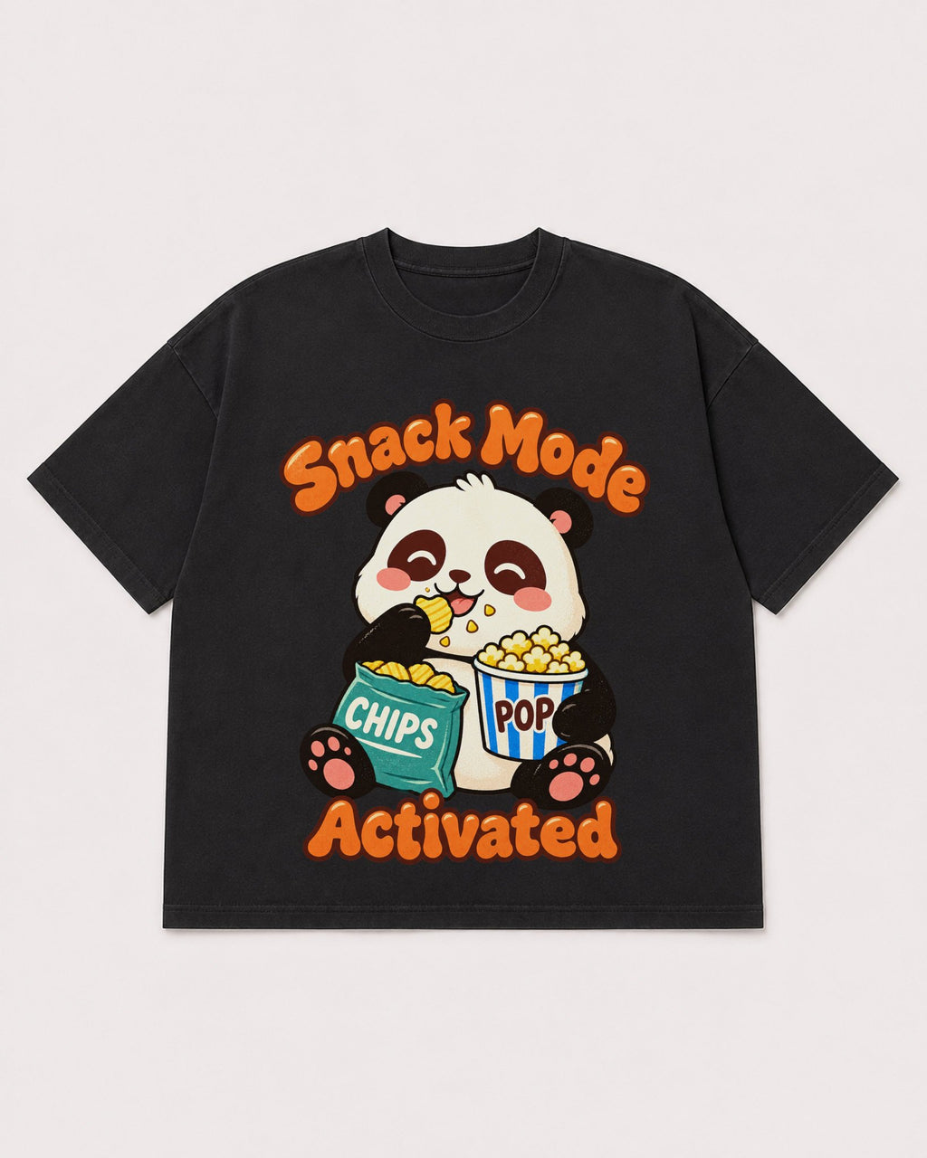 Mockup Boxy Heavyweight Tee Black product