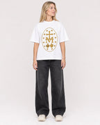 Mockup Boxy Heavyweight Tee White female full-body 08