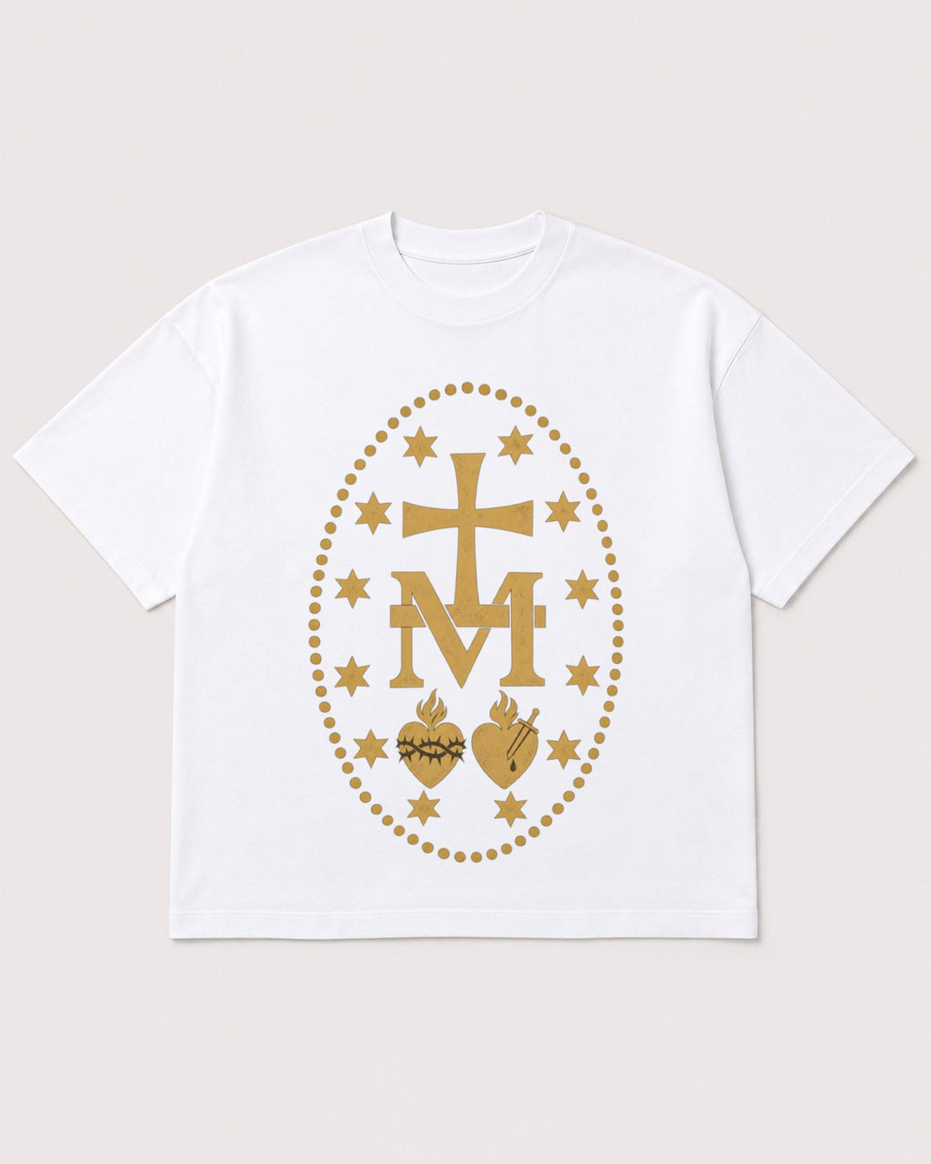 Mockup Boxy Heavyweight Tee White product