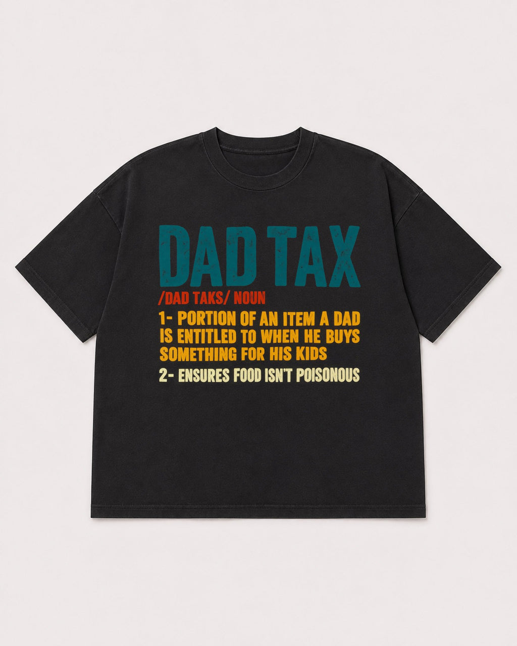 Mockup Boxy Heavyweight Tee Black product