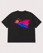 Mockup Boxy Heavyweight Tee Black product