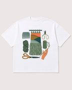 Mockup Boxy Heavyweight Tee White product