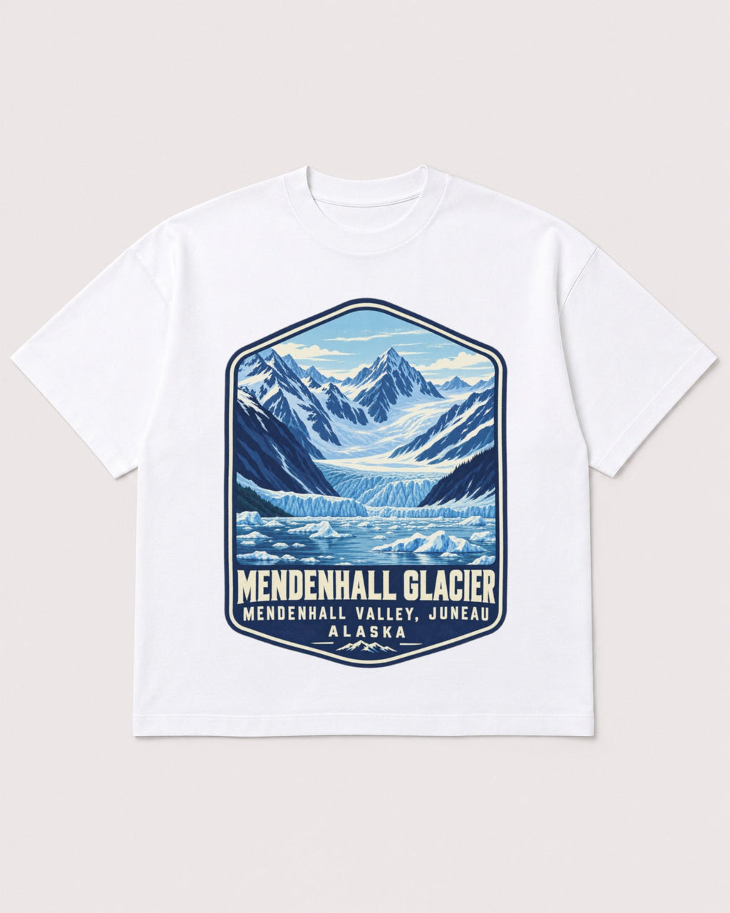 Mockup Boxy Heavyweight Tee White product