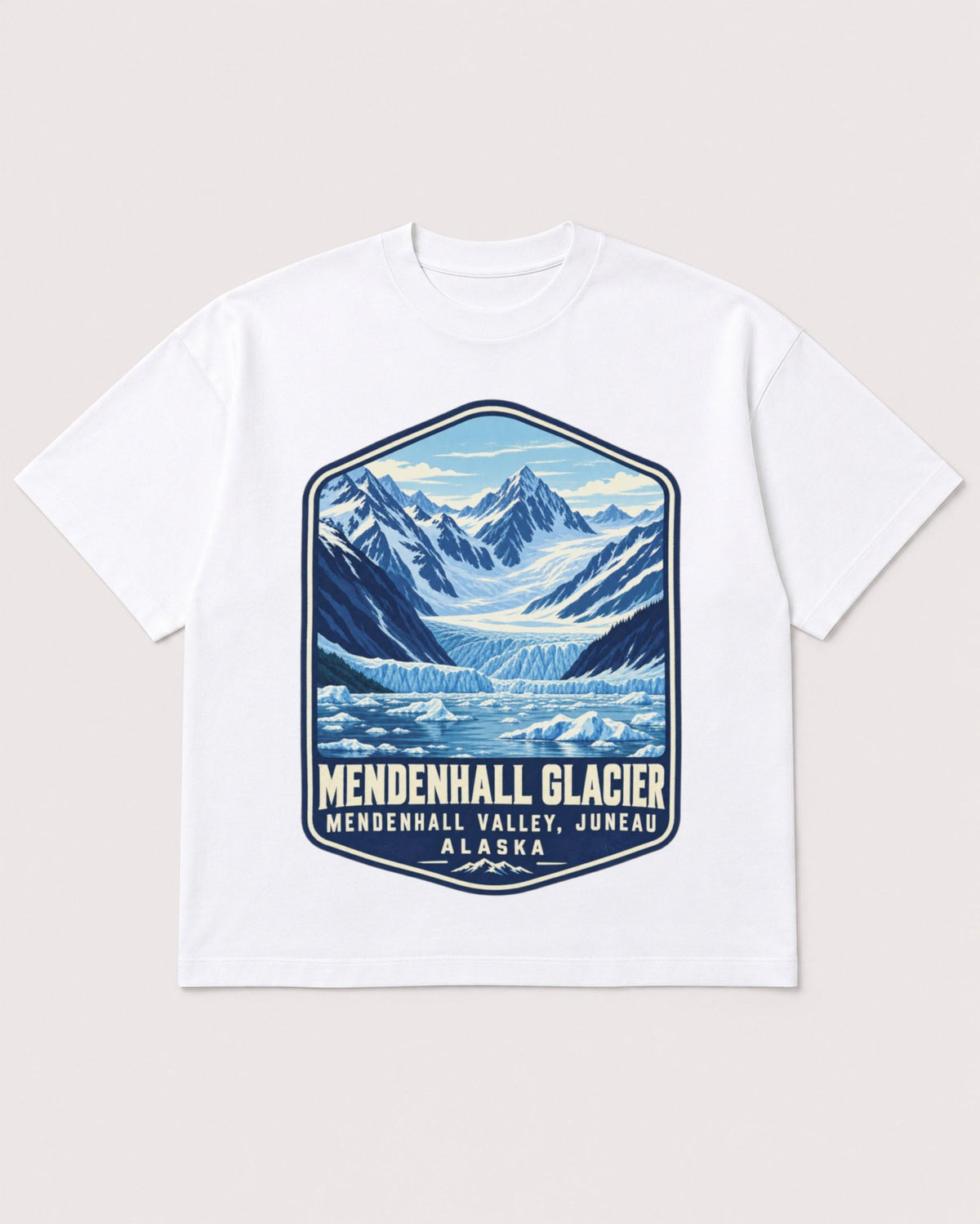Mockup Boxy Heavyweight Tee White product