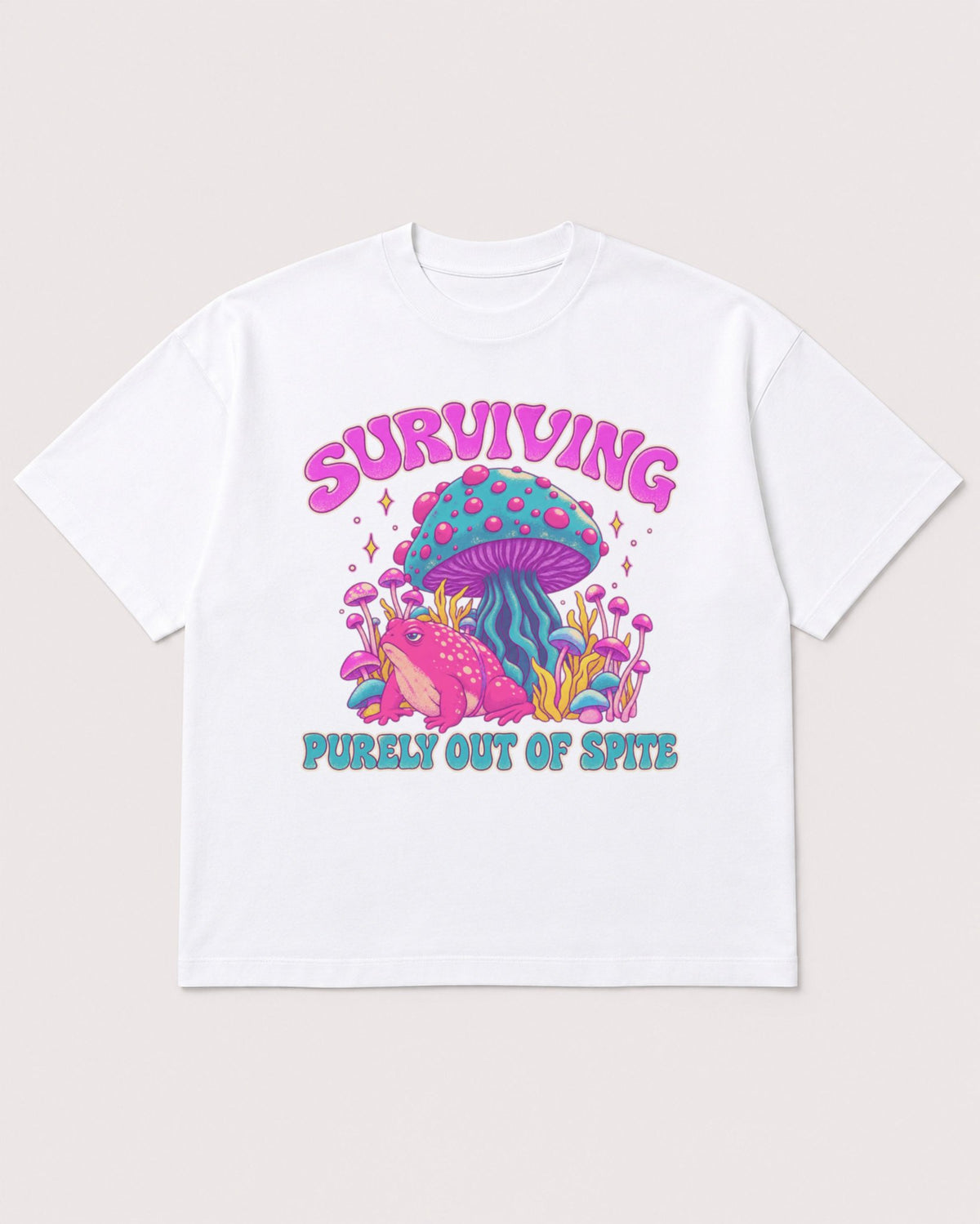 Mockup Boxy Heavyweight Tee White product