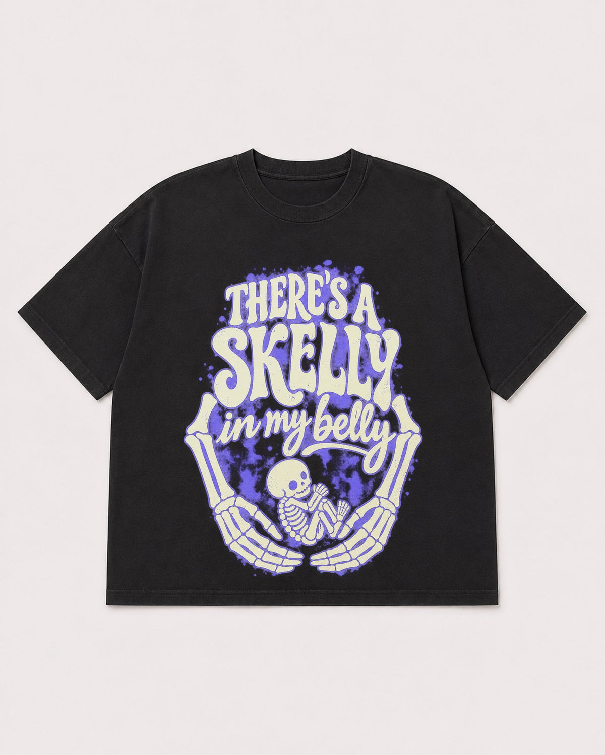 Mockup Boxy Heavyweight Tee Black product