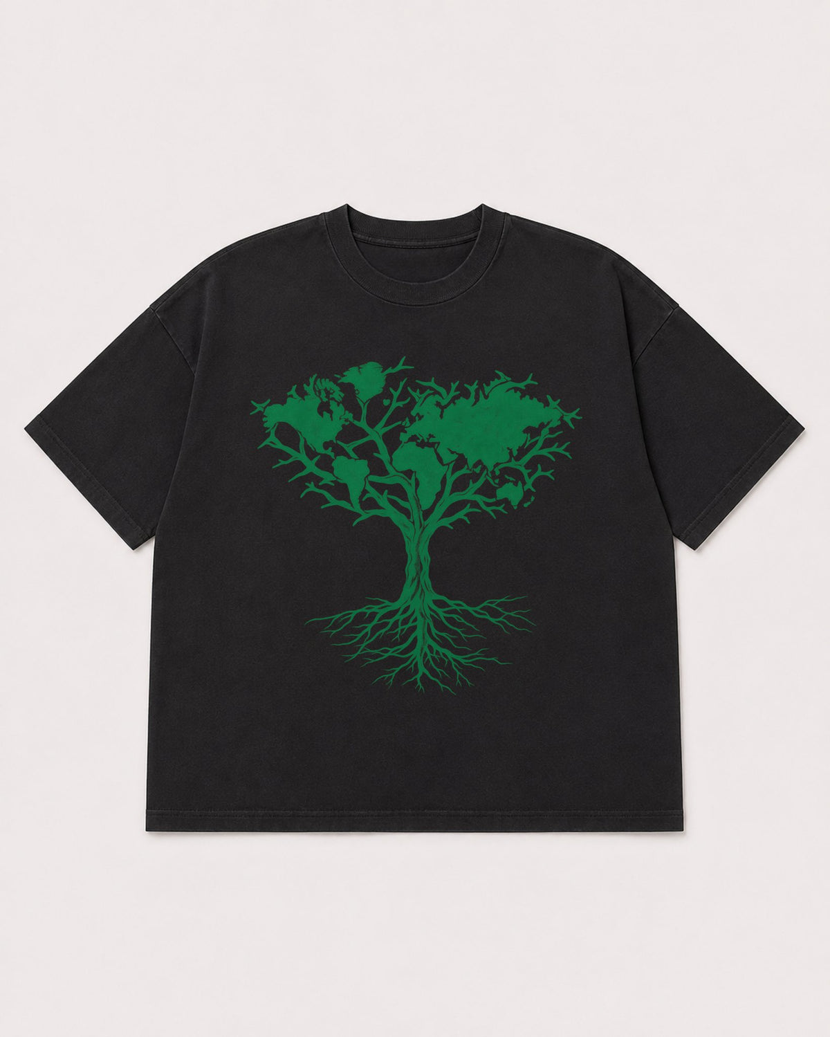 Mockup Boxy Heavyweight Tee Black product