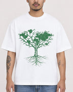 Mockup Boxy Heavyweight Tee White male close-up 12