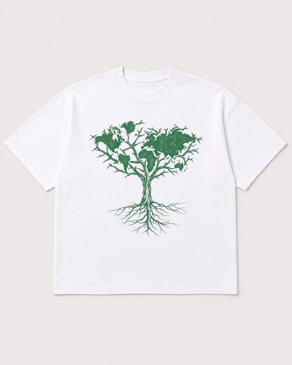 Mockup Boxy Heavyweight Tee White product