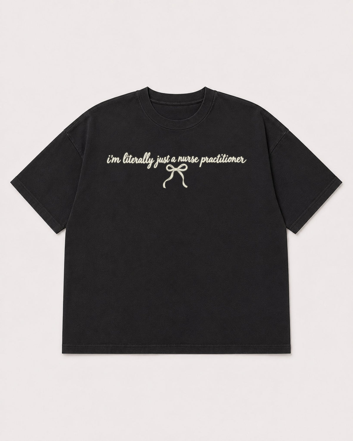 Mockup Boxy Heavyweight Tee Black product