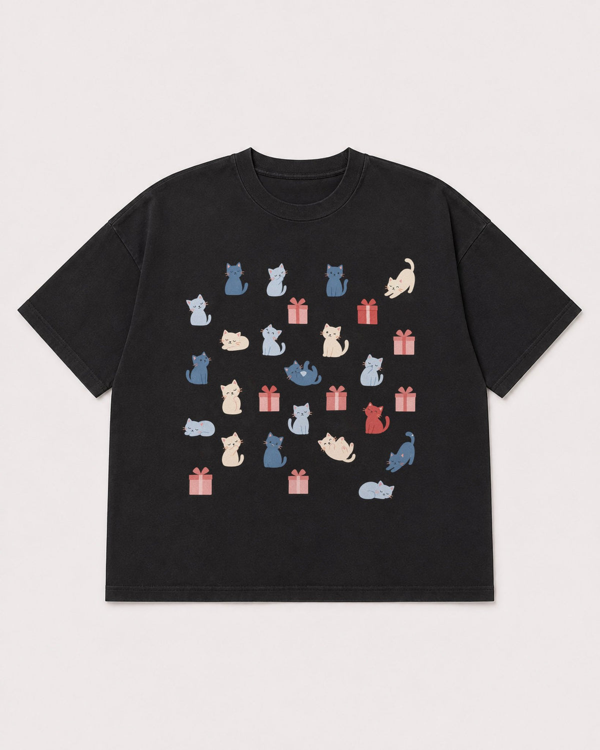 Mockup Boxy Heavyweight Tee Black product