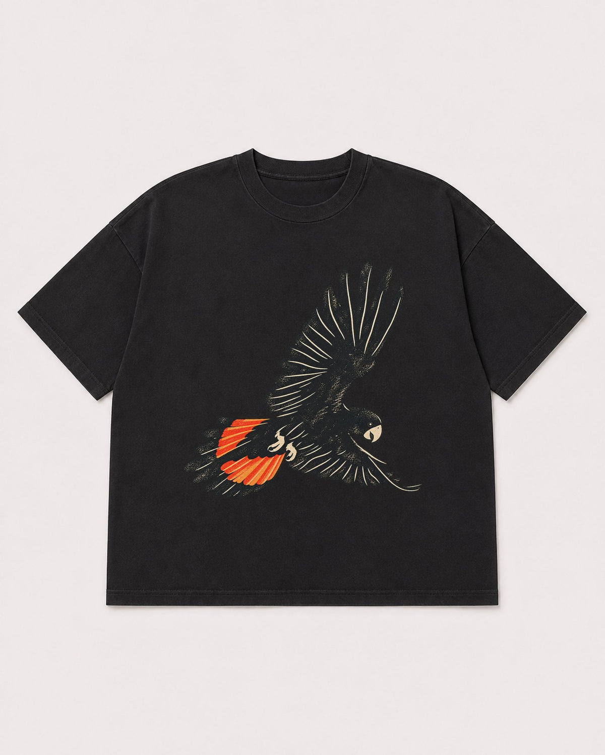 Mockup Boxy Heavyweight Tee Black product