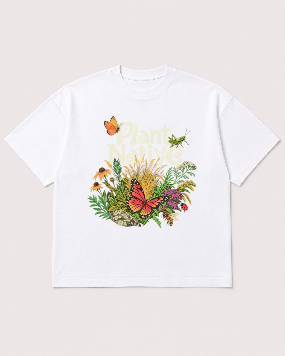 Mockup Boxy Heavyweight Tee White product