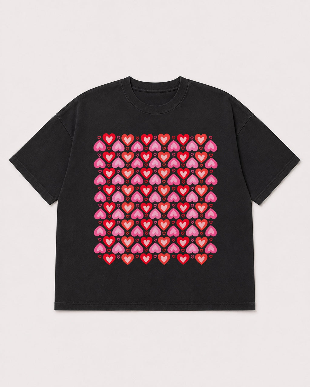 Mockup Boxy Heavyweight Tee Black product