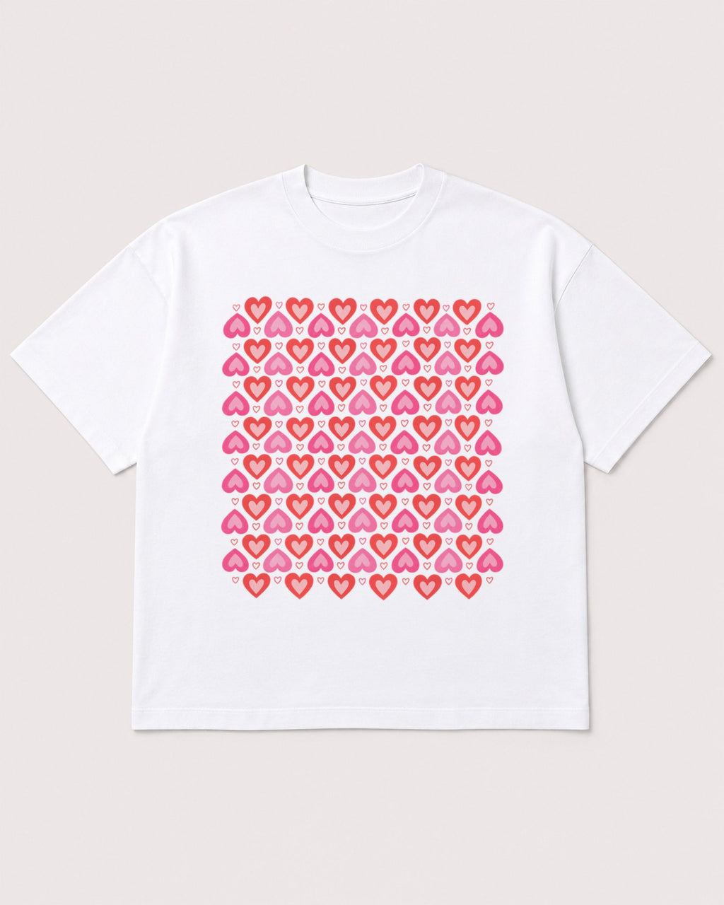 Mockup Boxy Heavyweight Tee White product