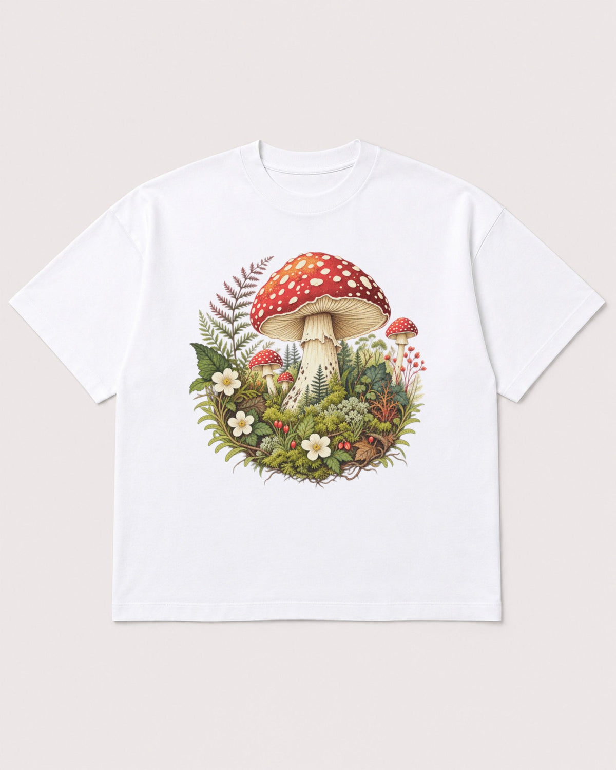 Mockup Boxy Heavyweight Tee White product