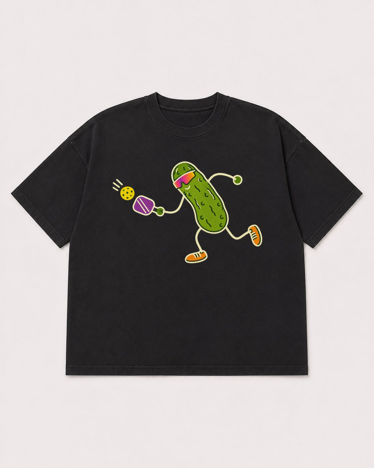 Mockup Boxy Heavyweight Tee Black product