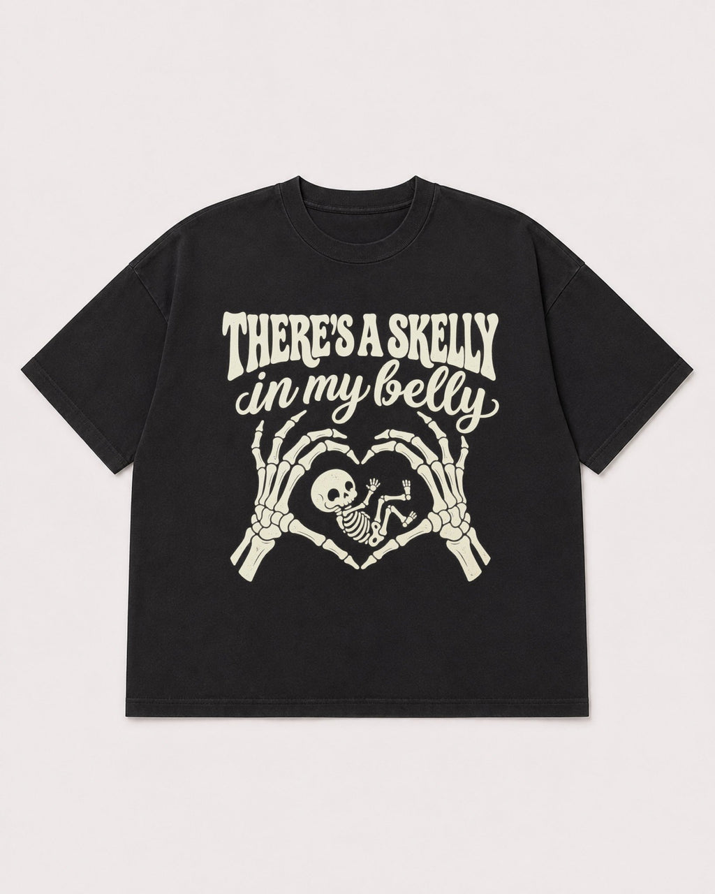 Mockup Boxy Heavyweight Tee Black product