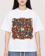 Mockup Boxy Heavyweight Tee White female close-up 01