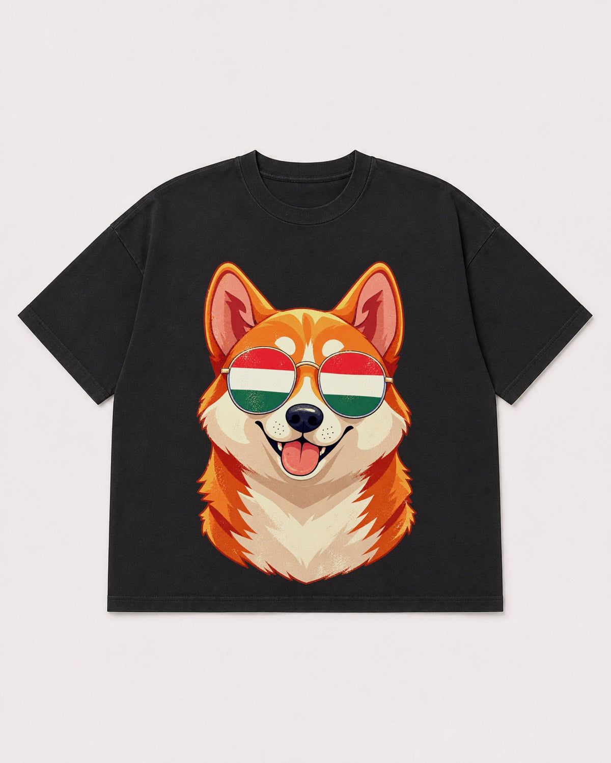 Mockup Boxy Heavyweight Tee Black product