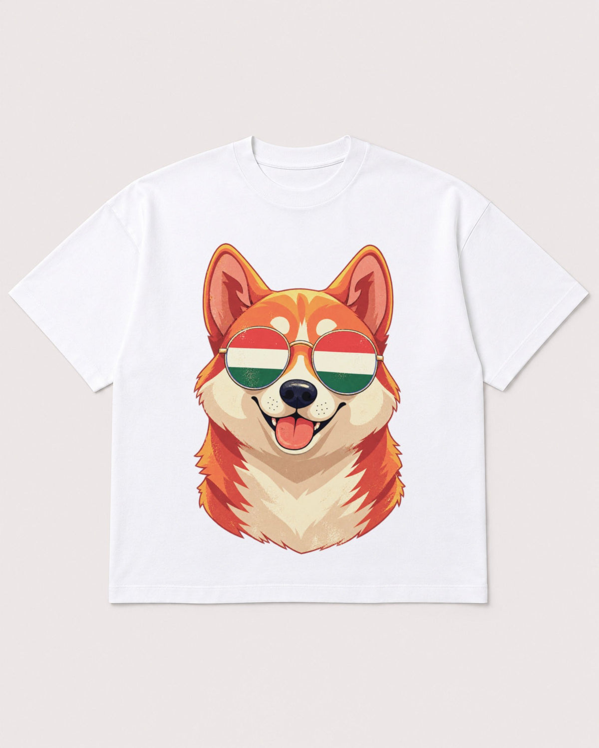 Mockup Boxy Heavyweight Tee White product
