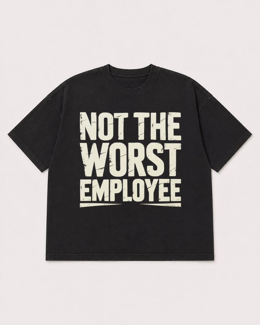 Mockup Boxy Heavyweight Tee Black product