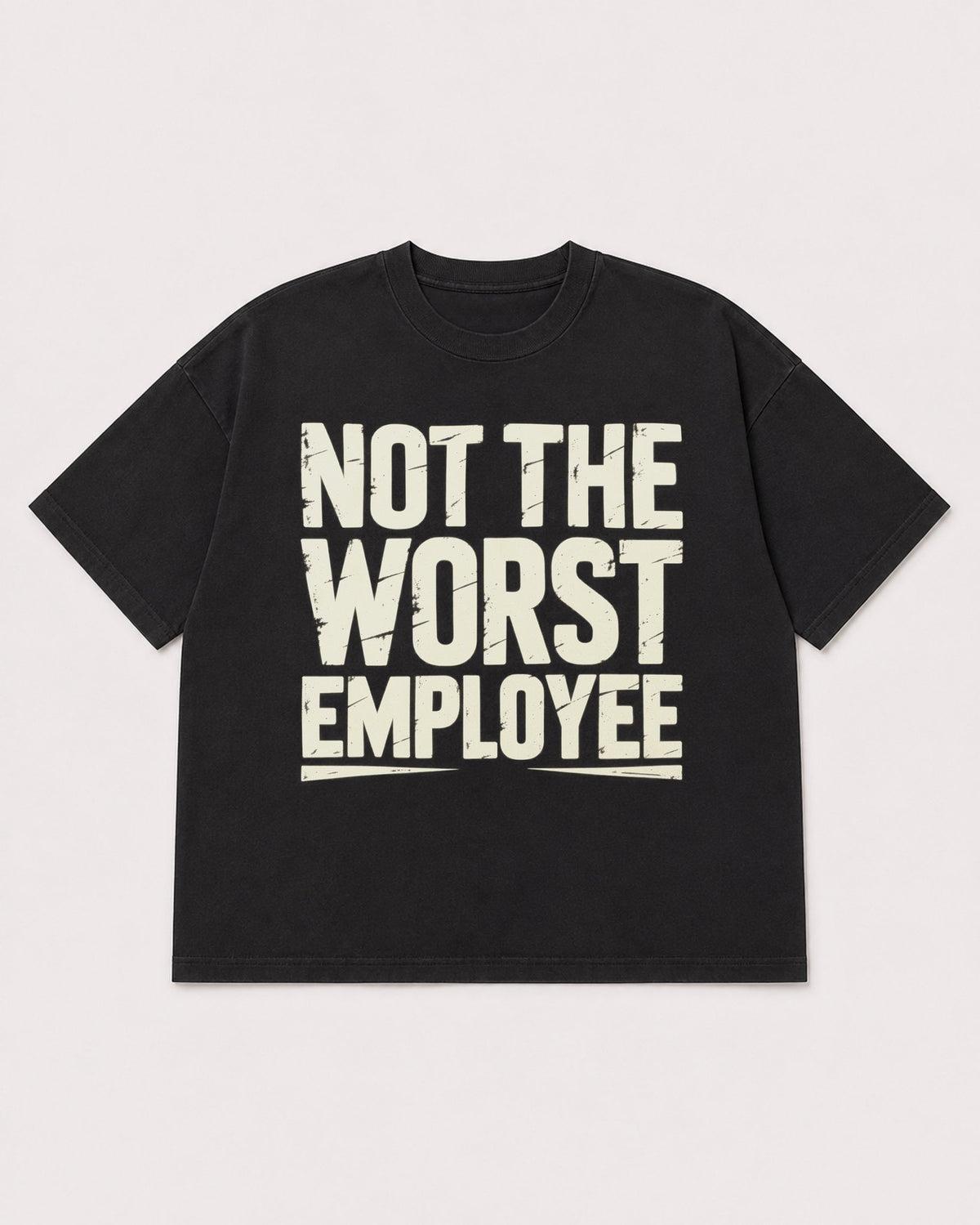 Mockup Boxy Heavyweight Tee Black product