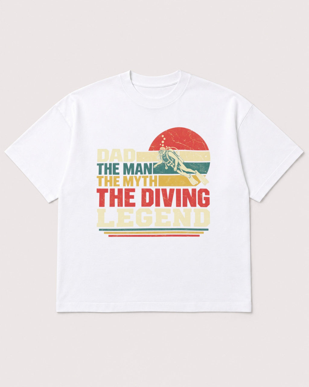 Mockup Boxy Heavyweight Tee White product