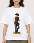 Mockup Boxy Heavyweight Tee White female close-up 02