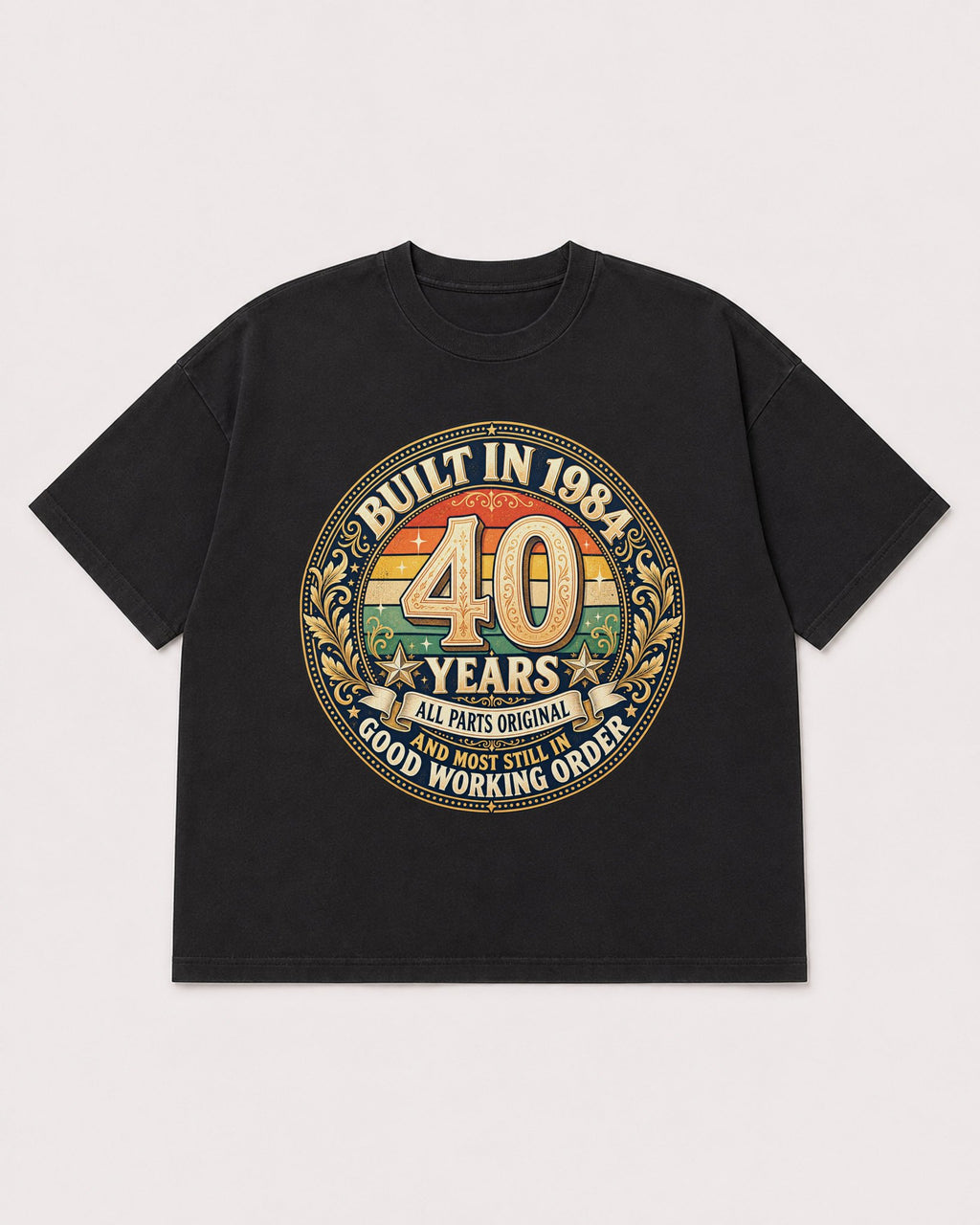 Mockup Boxy Heavyweight Tee Black product