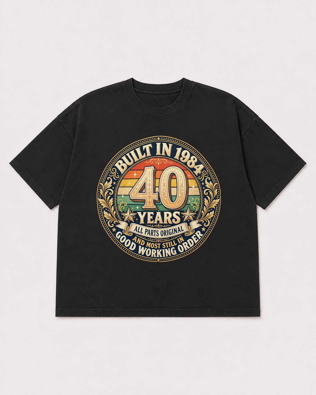 Mockup Boxy Heavyweight Tee Black product