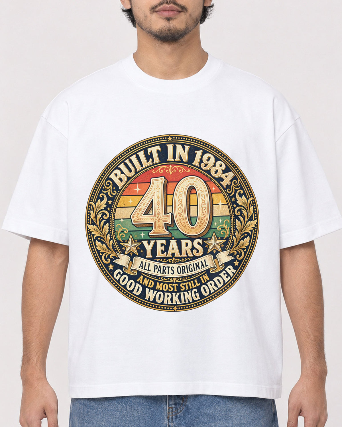 Mockup Boxy Heavyweight Tee White male close-up 02