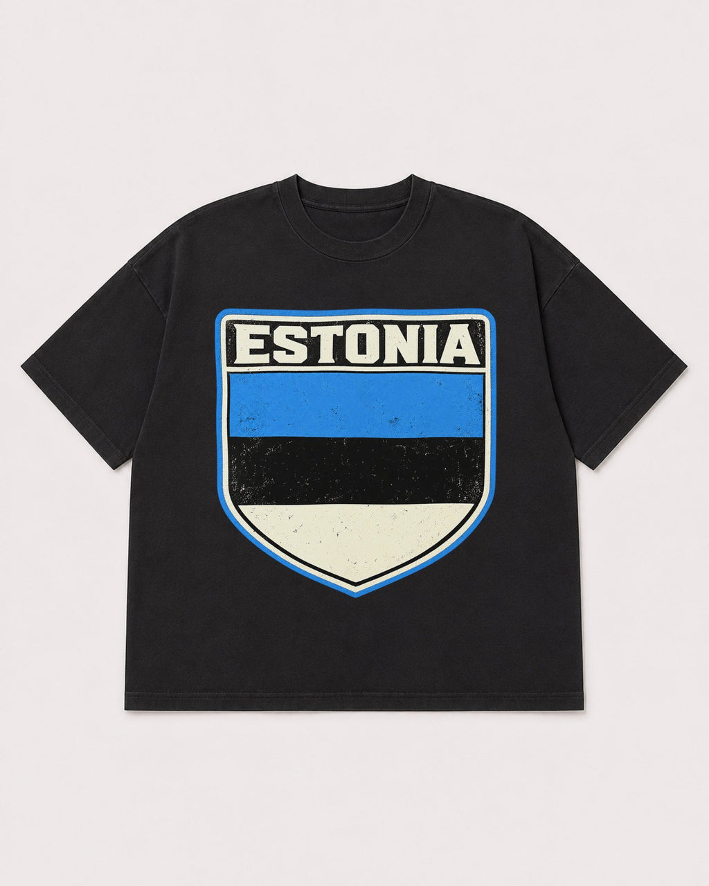 Mockup Boxy Heavyweight Tee Black product