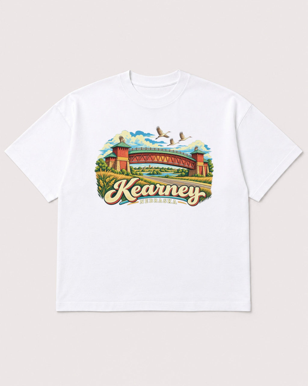 Mockup Boxy Heavyweight Tee White product