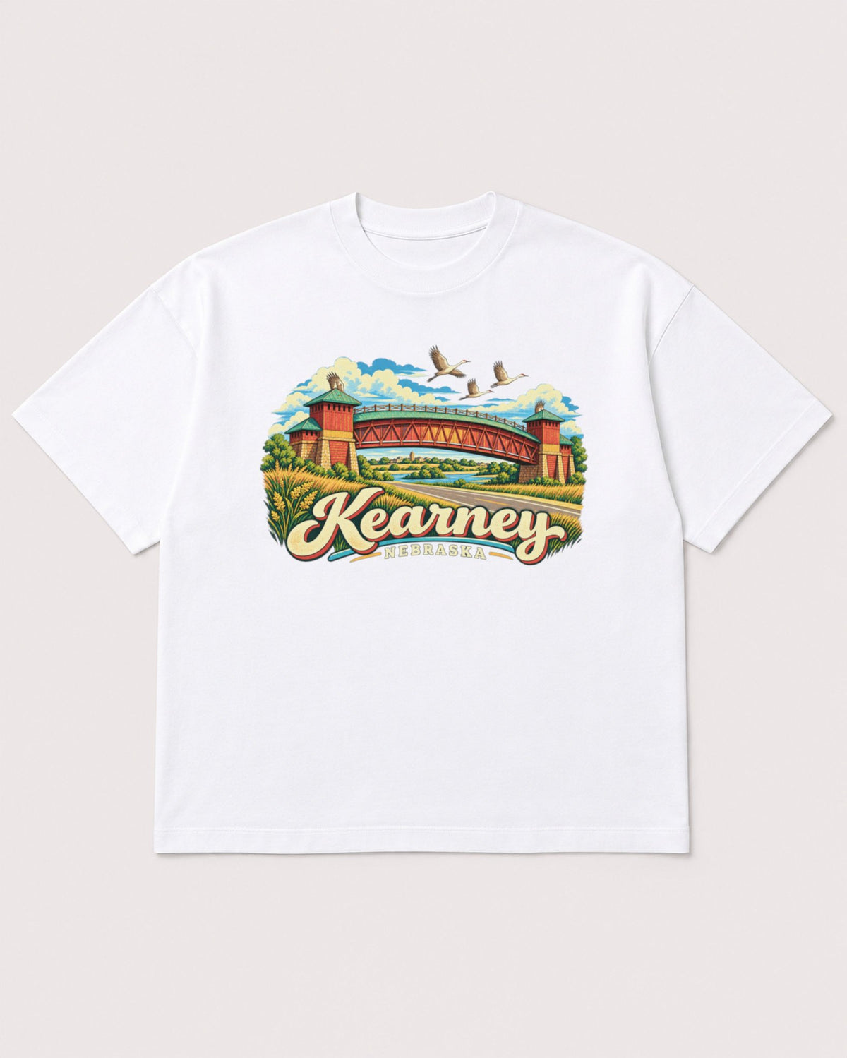 Mockup Boxy Heavyweight Tee White product