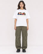 Mockup Boxy Heavyweight Tee White female full-body 02