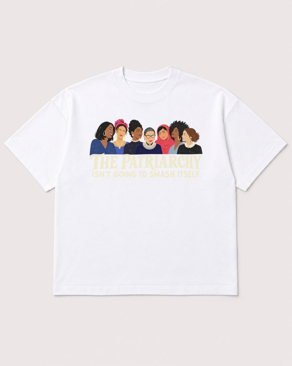 Mockup Boxy Heavyweight Tee White product