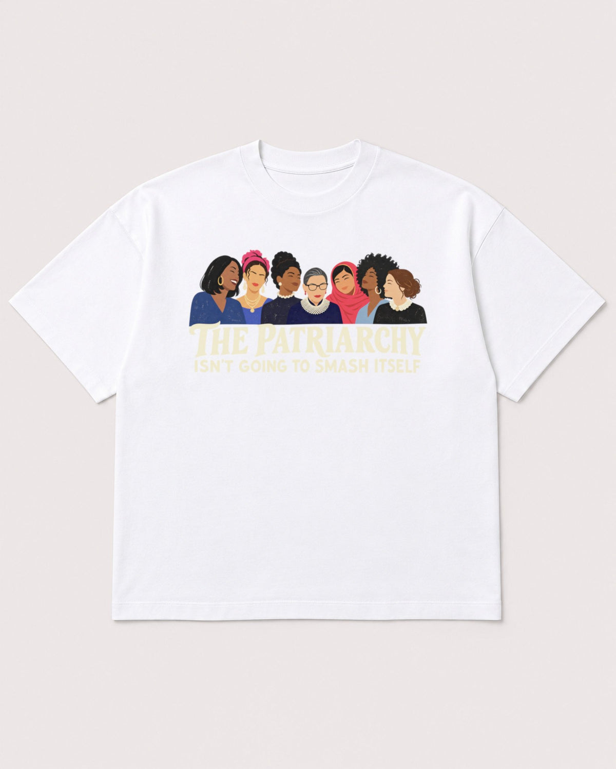 Mockup Boxy Heavyweight Tee White product