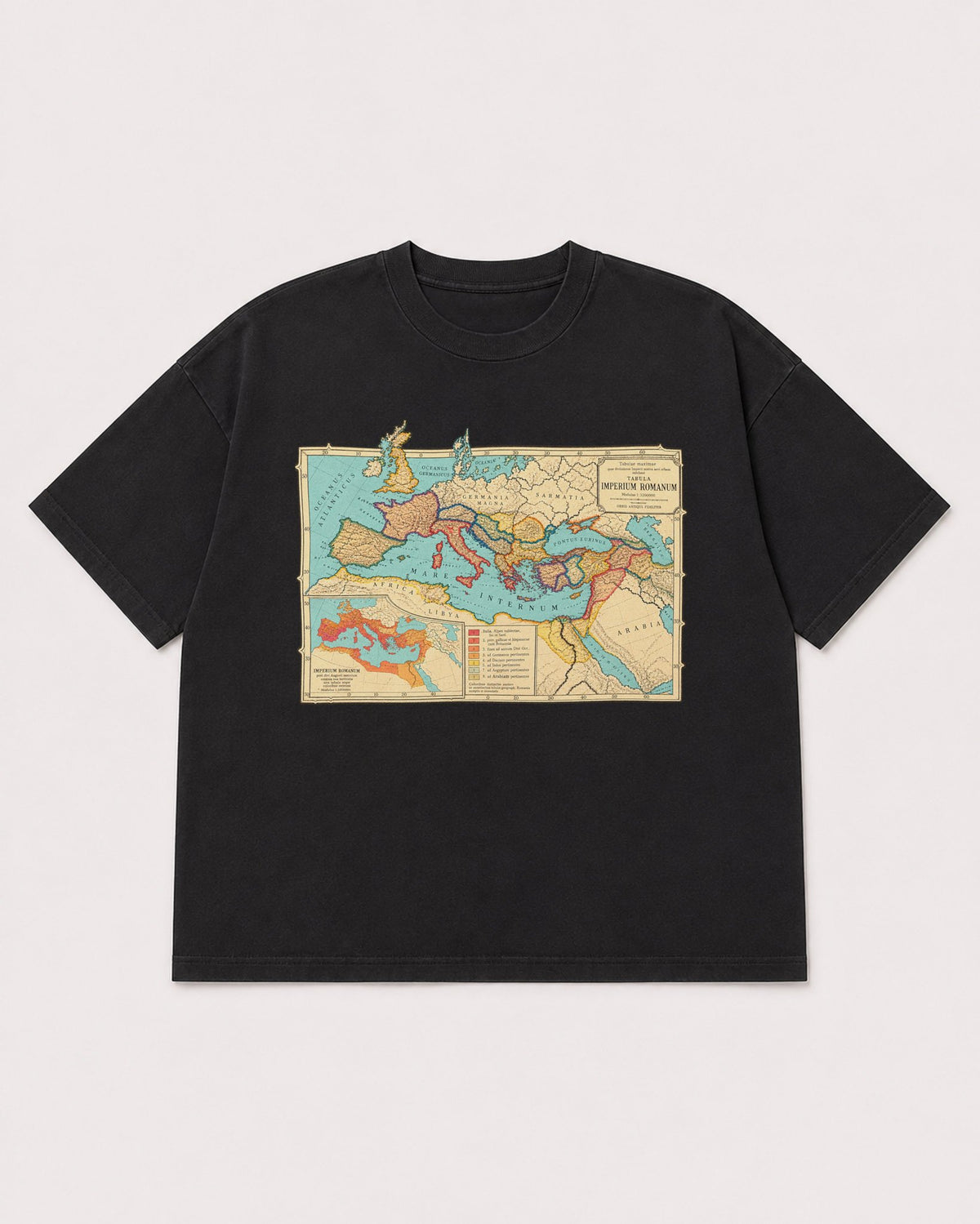 Mockup Boxy Heavyweight Tee Black product