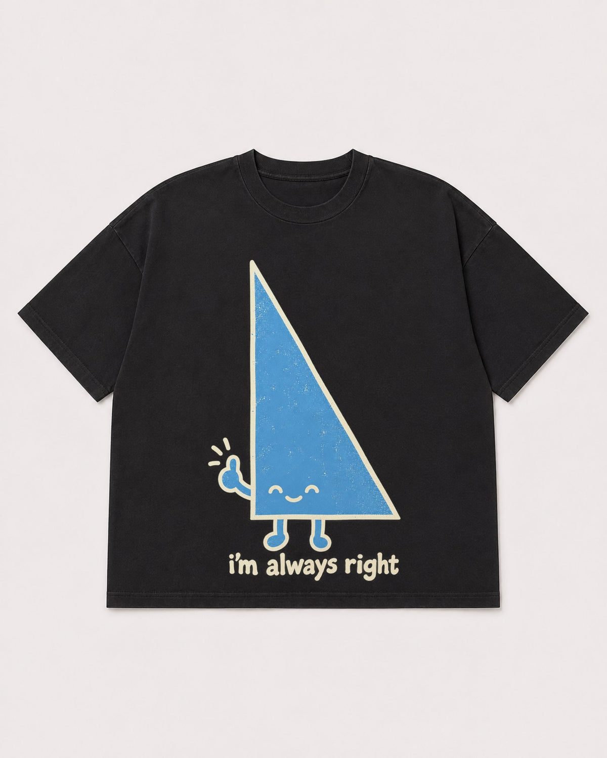 Mockup Boxy Heavyweight Tee Black product