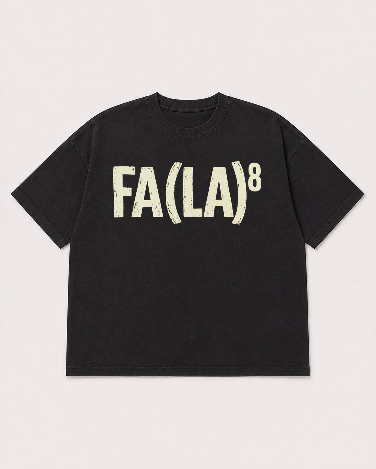 Mockup Boxy Heavyweight Tee Black product