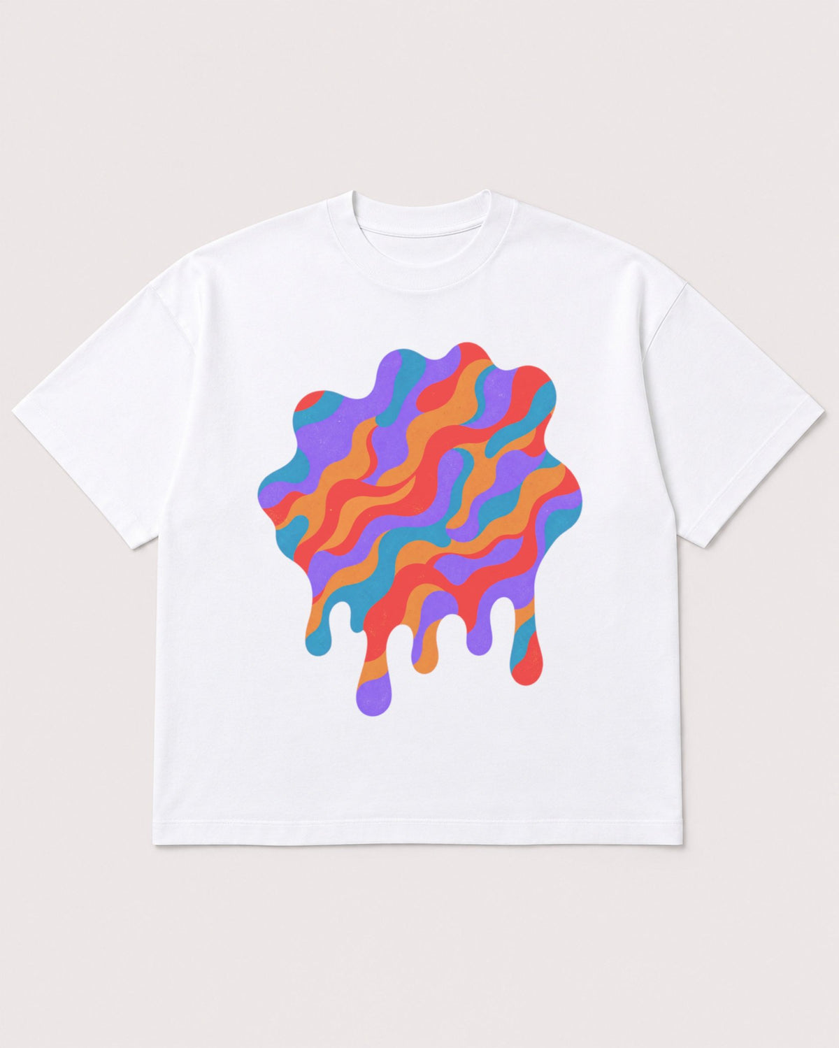 Mockup Boxy Heavyweight Tee White product