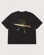 Mockup Boxy Heavyweight Tee Black product