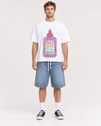 Mockup Boxy Heavyweight Tee White male full-body 08